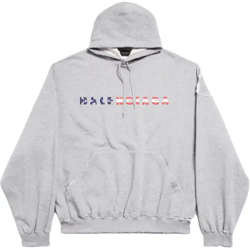 Balenciaga Sweatshirt Loose Fit Men's Gray