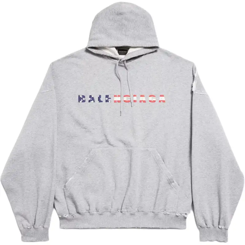 Balenciaga Sweatshirt Loose Fit Men's Gray