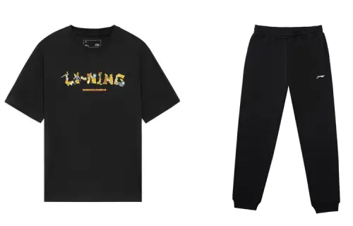 Li Ning Casual Sportswear Men's Crew Neck Thickened And Fleece Lined