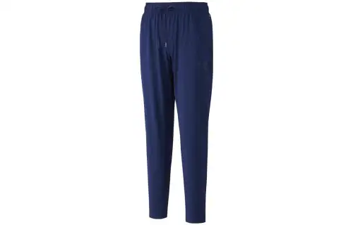 PUMA Casual Pants Men's Blue Moderate Tapered Pants
