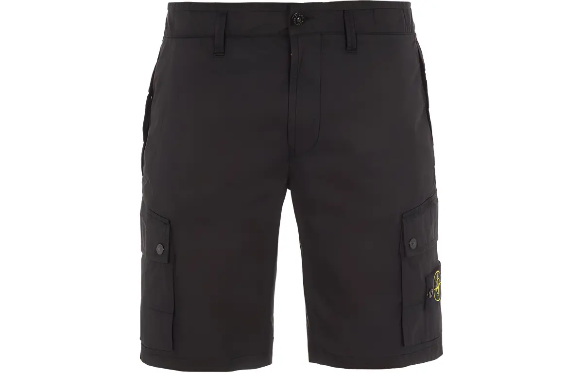 STONE ISLAND SS23 Casual Shorts Men's Black