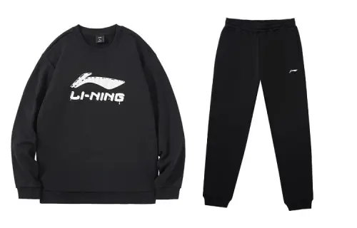 Li Ning Casual Sportswear Men's Crew Neck Moderate