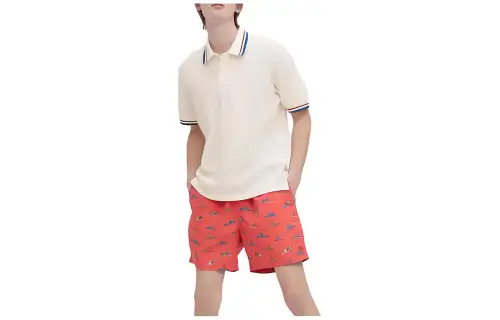 UNIQLO Casual Shorts Men's Maroon Moderate
