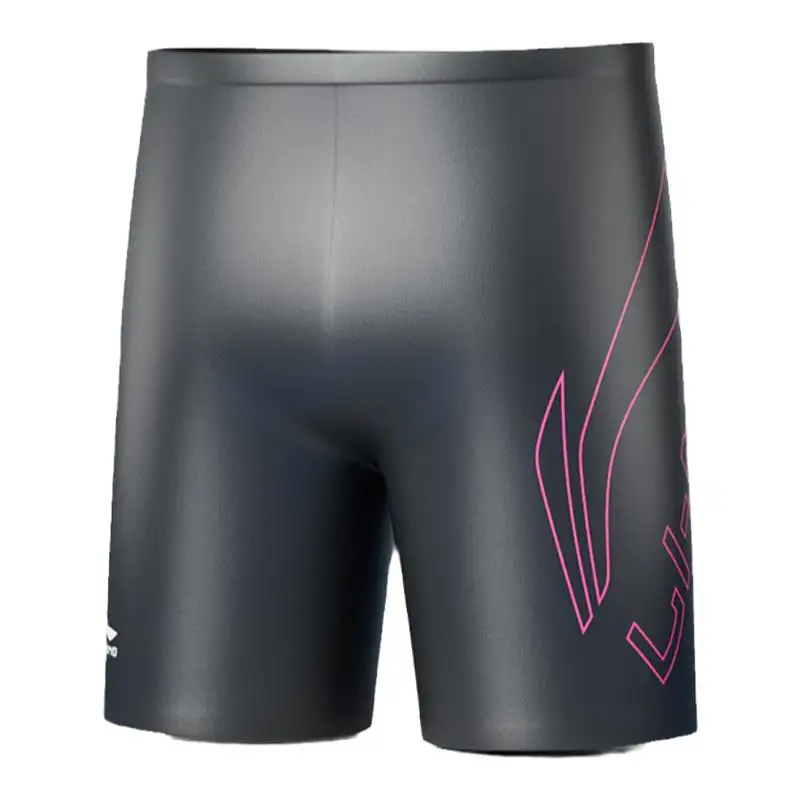 Li Ning Sports Fashion Collection Swimming Shorts Men's Black Red