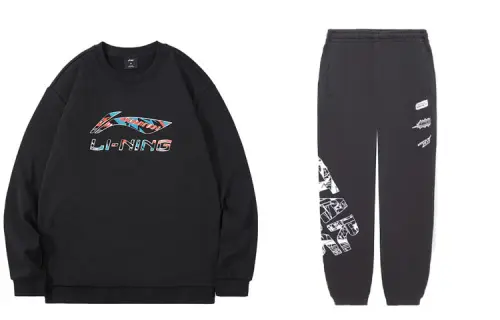 Li Ning Casual Sportswear Men's Crew Neck Moderate
