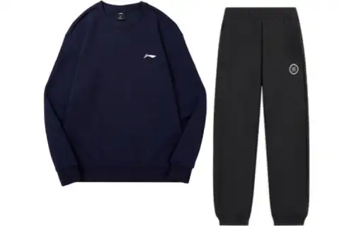 Li Ning Casual Sportswear Men's Crew Neck Moderate