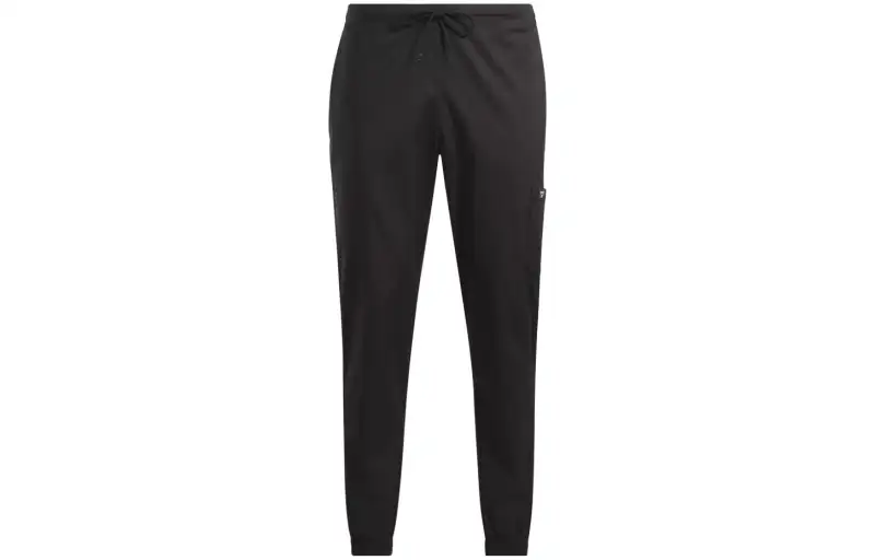 Reebok Casual Pants Unisex Black Moderate Straight Fit Pants