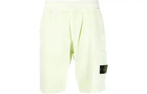 STONE ISLAND Casual Shorts Men's Light Green
