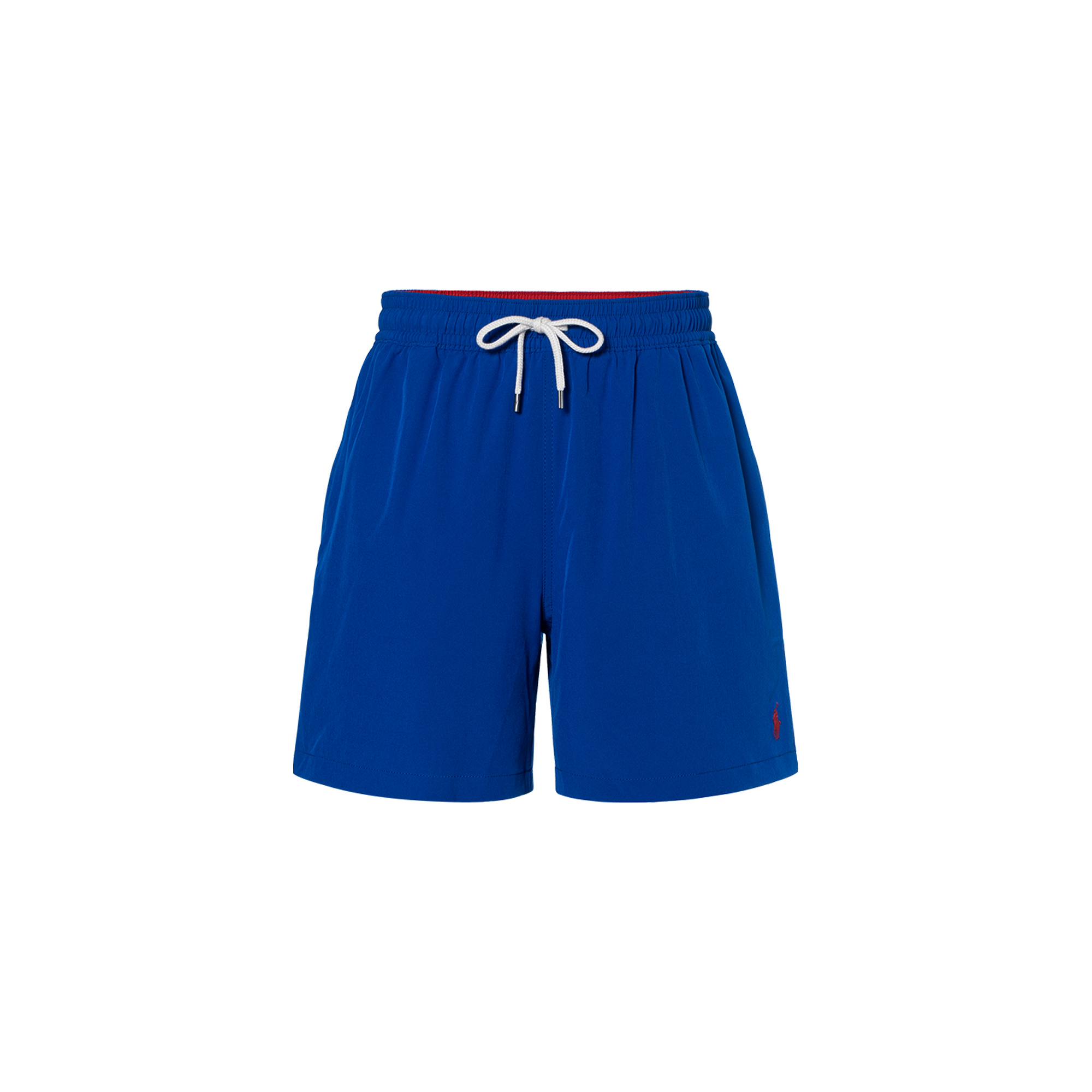 【Replicated_PM】logo-embroidered swim shorts