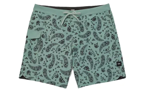 Vans Casual Shorts Men's Green Moderate