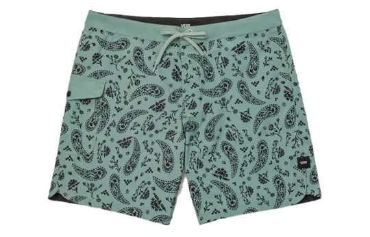 Vans Casual Shorts Men's Green Moderate