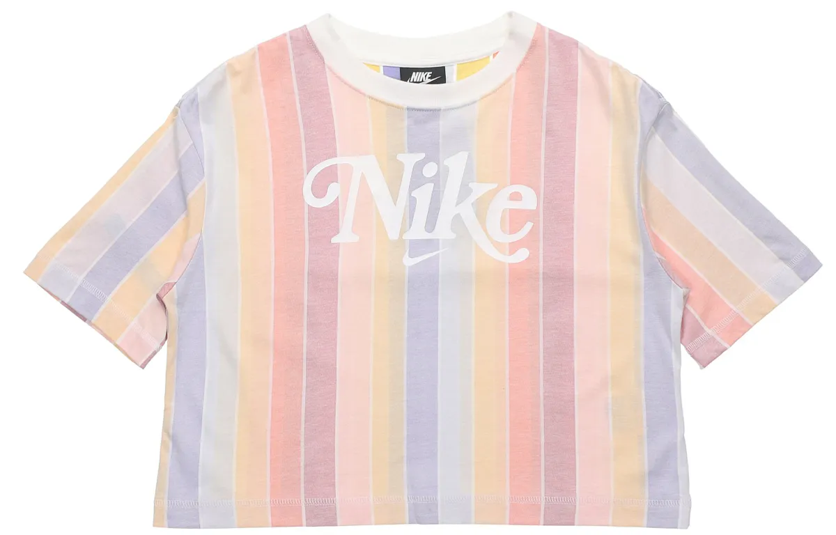 Nike T Shirt Women's Multicolor Stripes