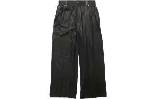 Balenciaga Casual Pants Regular Fit Unisex Black