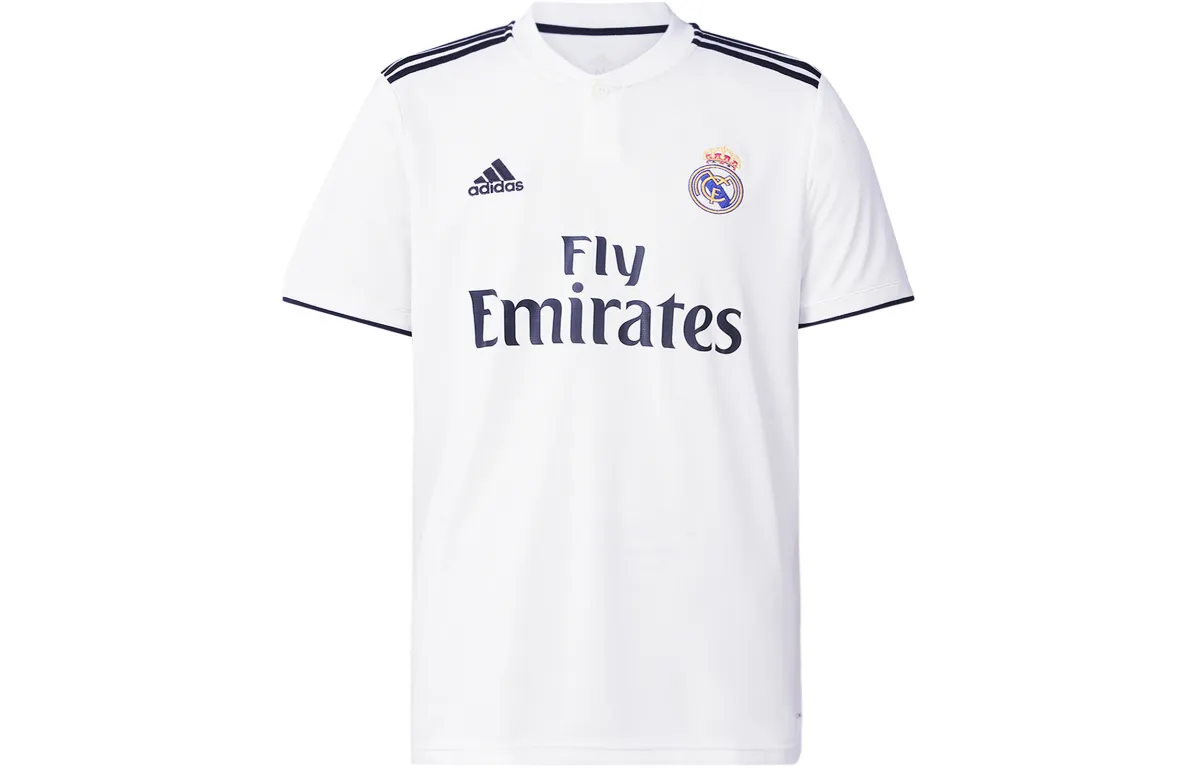 Adidas Real Madrid Soccer Jersey Fan Edition Men's White