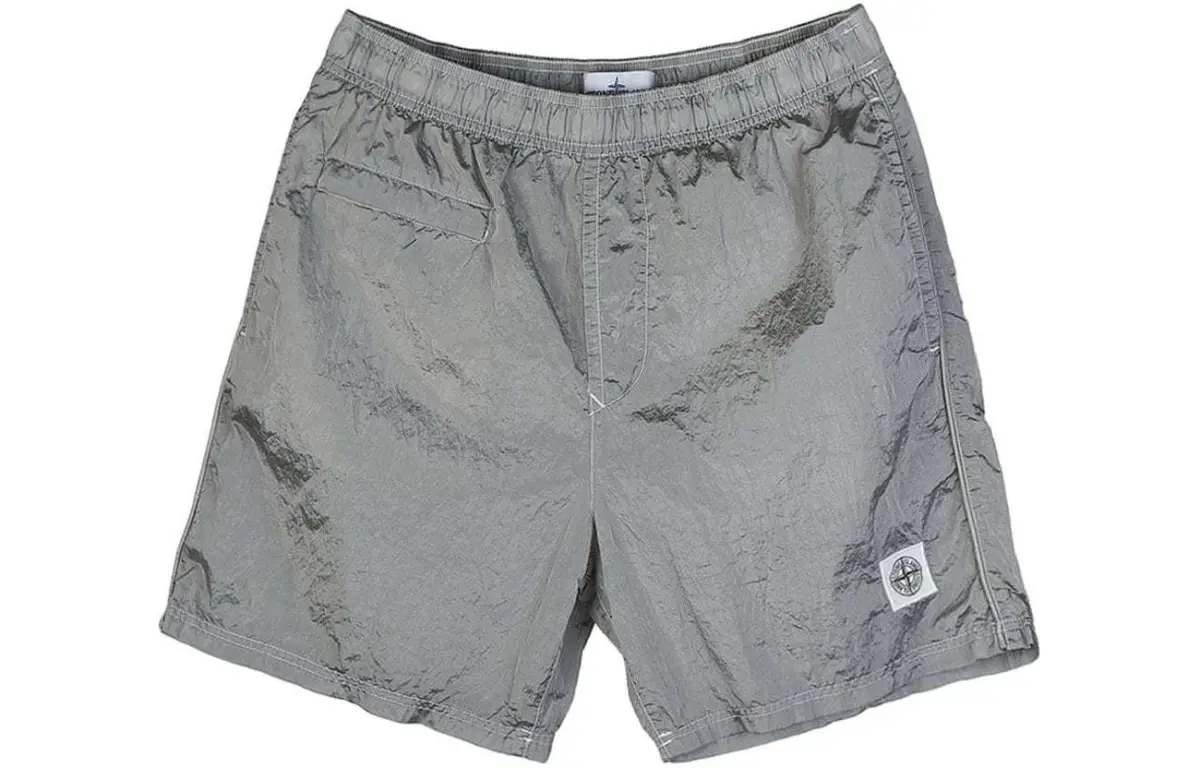 STONE ISLAND Casual Shorts Men's Ice Gray
