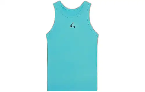 Jordan Tank Tops Women's Blue Straight Fit