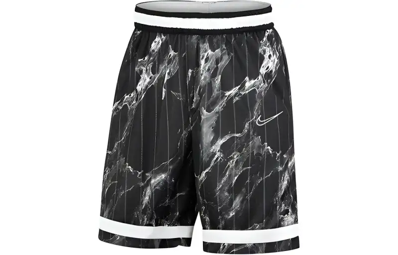 Nike Fashionable quick dry basketball white trousers for leisure, oversize