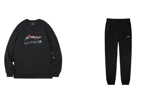 Li Ning Casual Sportswear Men's Crew Neck Moderate