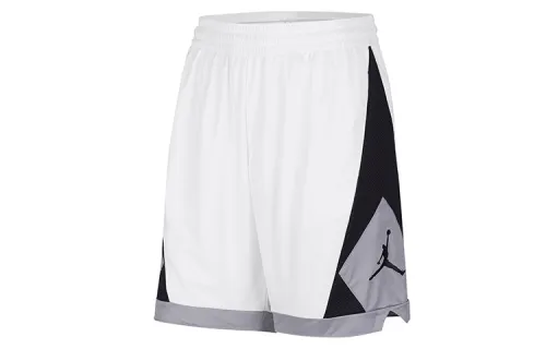 Jordan Jumpman Diamond Basketball Shorts Men's White