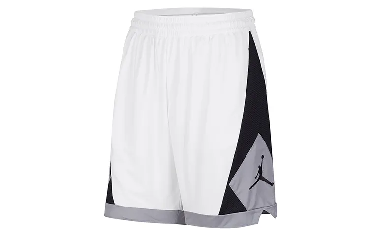 Jordan Jumpman Diamond Basketball Shorts Men's White