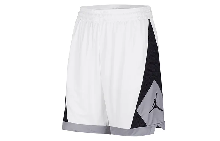 Jordan Jumpman Diamond Basketball Shorts Men's White