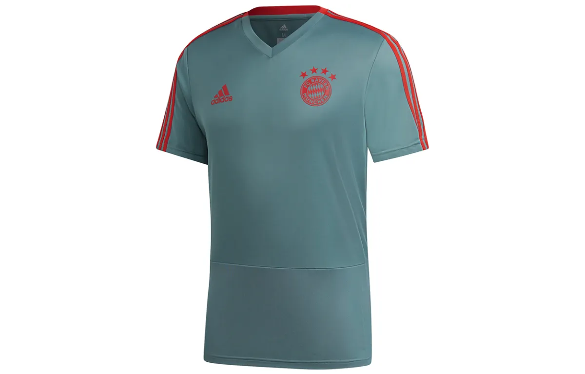 Adidas Bayern Munich Black Soccer Jerseys Men's Dark Peacock Green Moderate