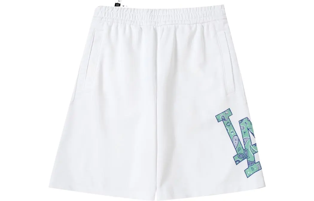 MLB Paisley Casual Shorts Unisex White