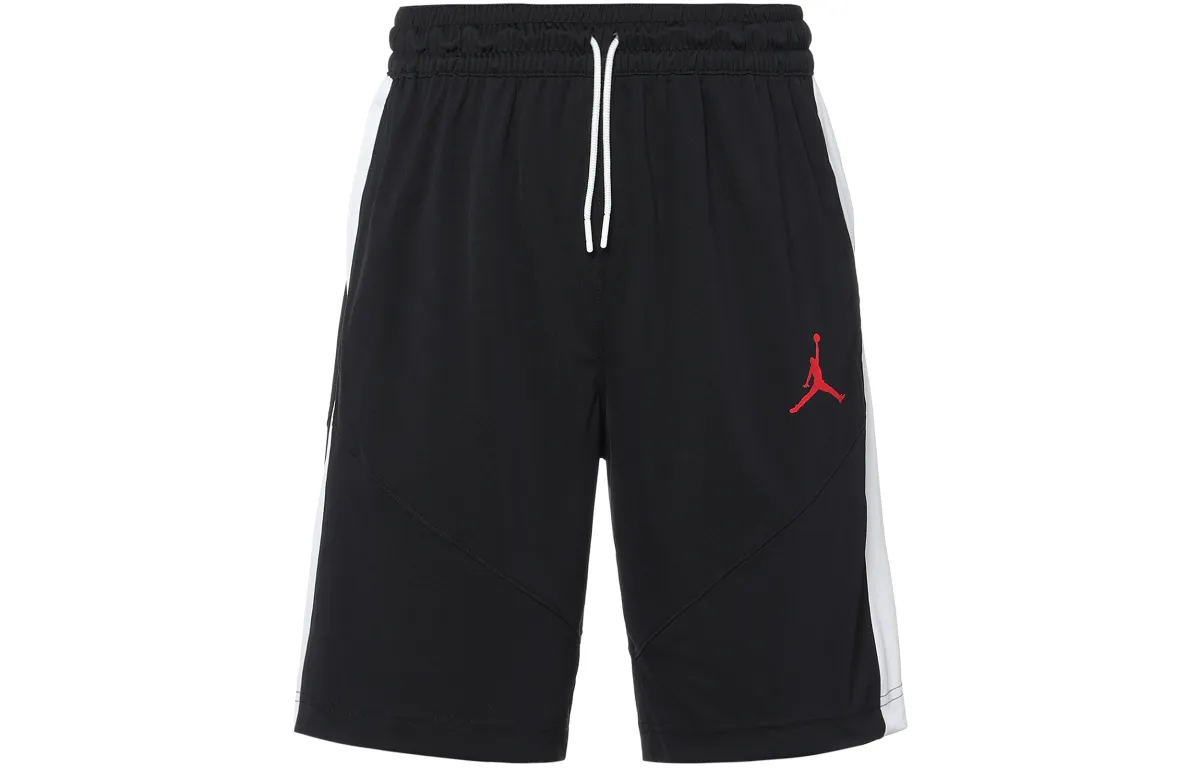 Jordan Basketball Shorts Men's Black/Black/White/Gym Red