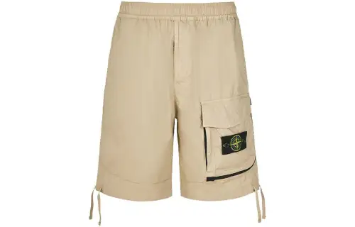 STONE ISLAND Casual Shorts Men's Beige Moderate
