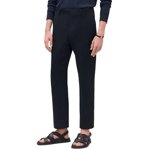 HERMES FW24 Casual Pants Men's Marine Blue