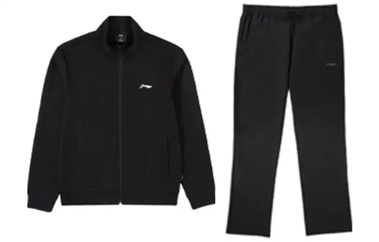 Li Ning Casual Sportswear Men's Stand Collar Moderate