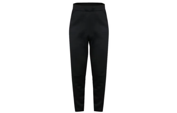 Adidas Sports Pants Men's Black Moderate Cuffed Pants