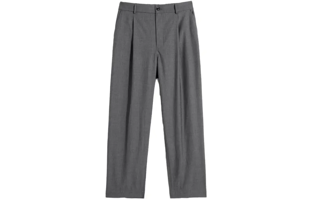 GAP Casual Pants Men's Silver Gray Moderate Straight Fit Pants