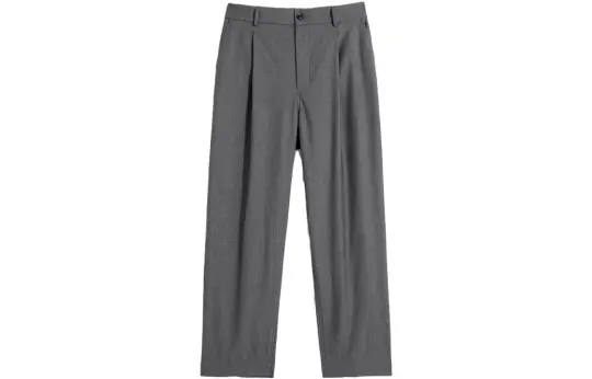 GAP Casual Pants Men's Silver Gray Moderate Straight Fit Pants