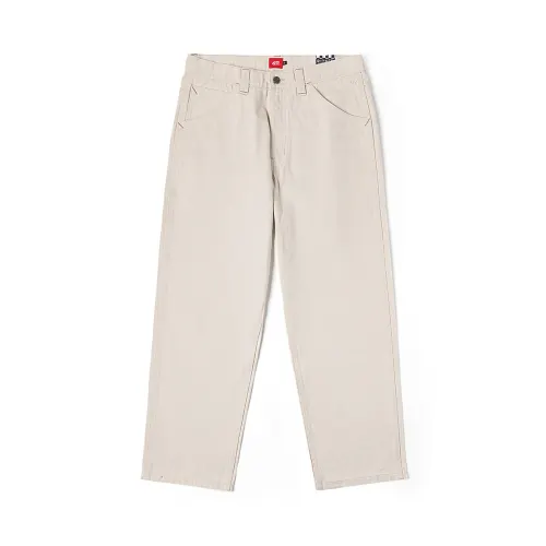 Vans Casual Pants Men's Ecru Moderate Straight Fit Pants