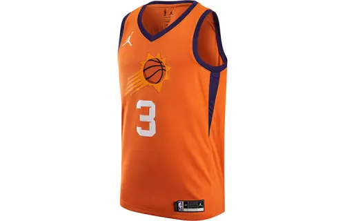 Jordan NBA Retro SW Fan Edition 20th Season Phoenix Suns Paul No. 3 Basketball Vest Men's Earth Orange