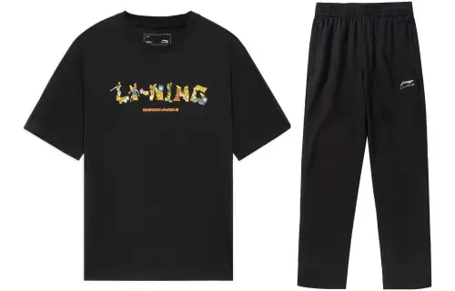 Li Ning Casual Sportswear Men's Crew Neck Moderate