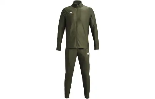 Under Armour Challenger Casual Sportswear Men's Green Stand Collar Moderate