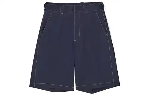 PRADA FW22 Casual Shorts Men's Navy Blue