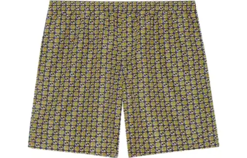GUCCI Casual Shorts Men's Green Moderate