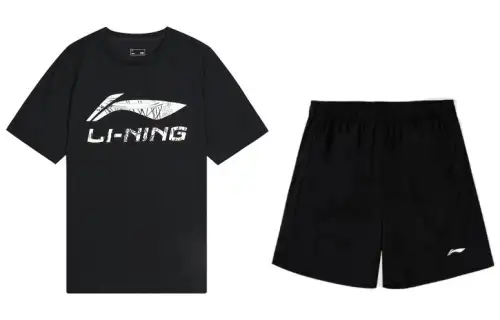Li Ning Casual Sportswear Men's Crew Neck Moderate
