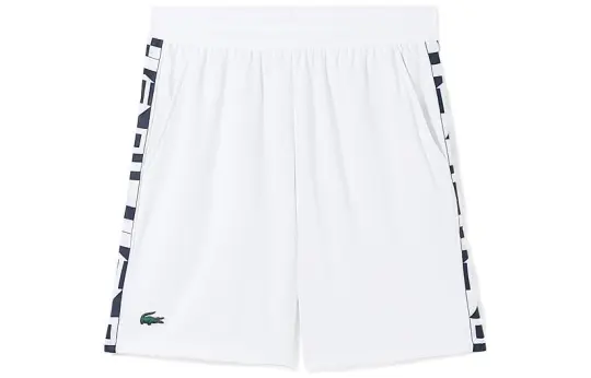 LACOSTE Casual Shorts Men's White Moderate