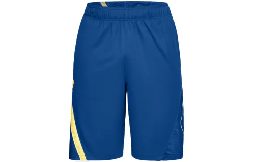 Under Armour Basketball Shorts Men's Blue Moderate Straight Fit Pants