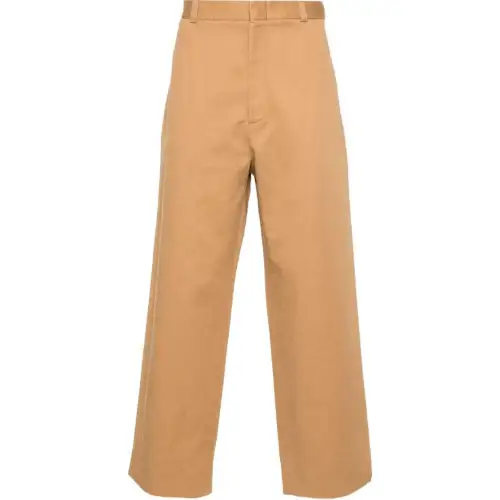 GUCCI Twill Straight Trousers