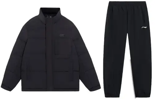 Li Ning Casual Sportswear Men's Stand Collar Moderate