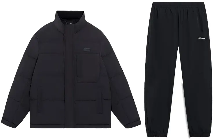 Li Ning Casual Sportswear Men's Stand Collar Moderate