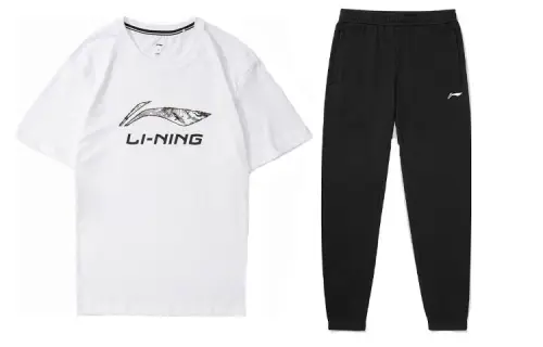 Li Ning Casual Sportswear Men's Crew Neck Moderate
