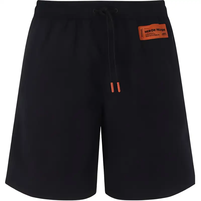 Heron Preston Logo Patch Elasticated Waistband Swim Shorts