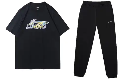Li Ning Casual Sportswear Unisex Crew Neck Moderate