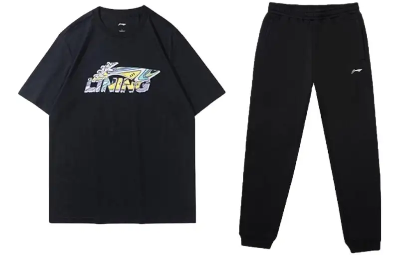 Li Ning Casual Sportswear Unisex Crew Neck Moderate